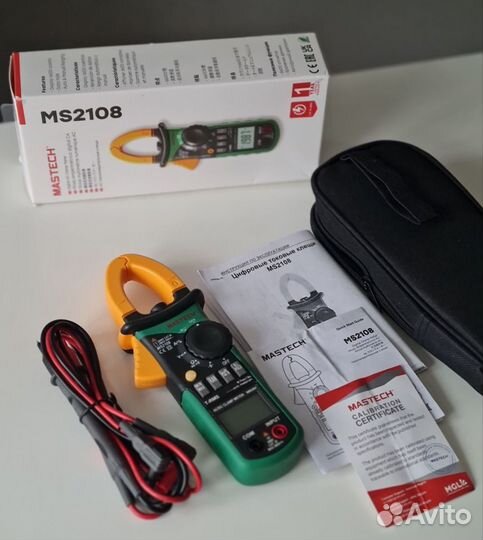 Токовые клещи постоянного тока, Mastech MS2108