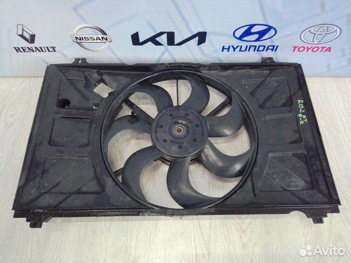 Вентилятор радиатора охлаждения двигателя диффузор