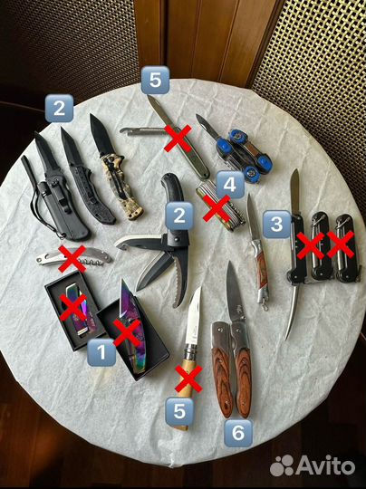 Ножи складные, мультитулы