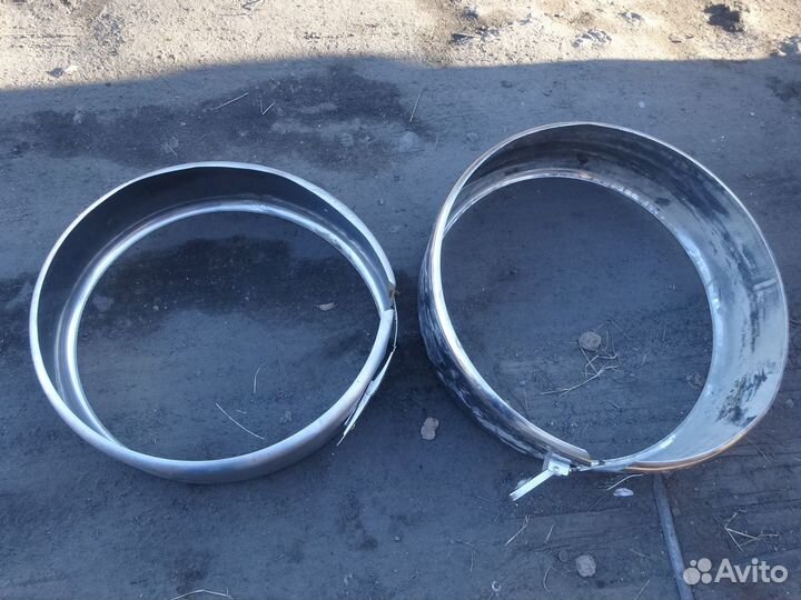 Чехол на запаску хром 15-18 радиус размер 78 на 24