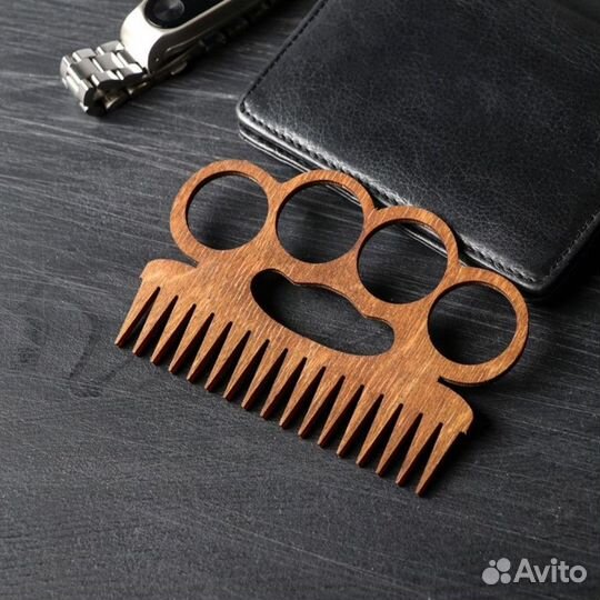 Расческа для бороды и усов «Кастет»