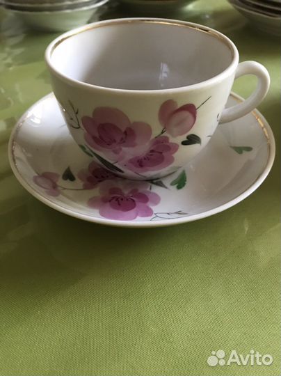 Чайные пары фарфор СССР