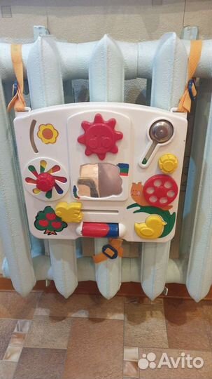 Развивающие игрушки от 6 мес, бизиборд