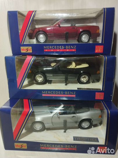 Модель Maisto 1 18 Mercedes 500 SL 1989