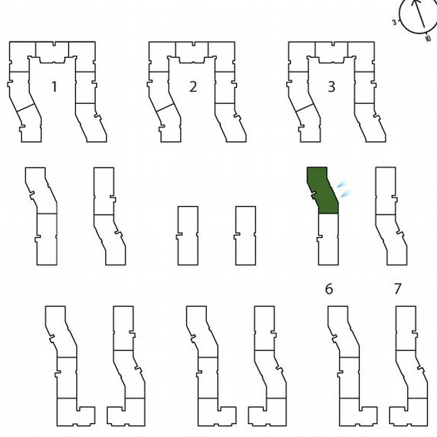 2-к. квартира, 51,1 м², 2/3 эт.