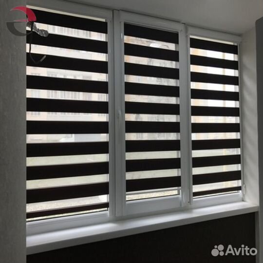 Рулонные шторы день ночь