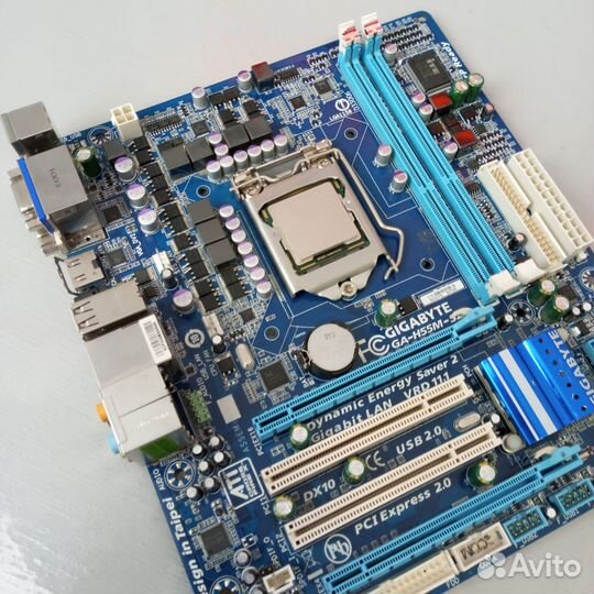 Комплект Мат. плата H55 + Процессор Core i3 530