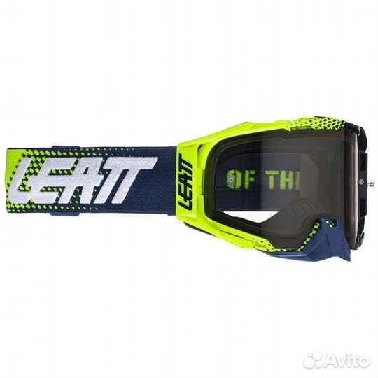 Очки Leatt Velocity 6.5 Lime/Blue Light Grey 58