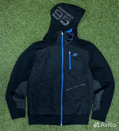 Nike air max 95 зип худи tech fleece