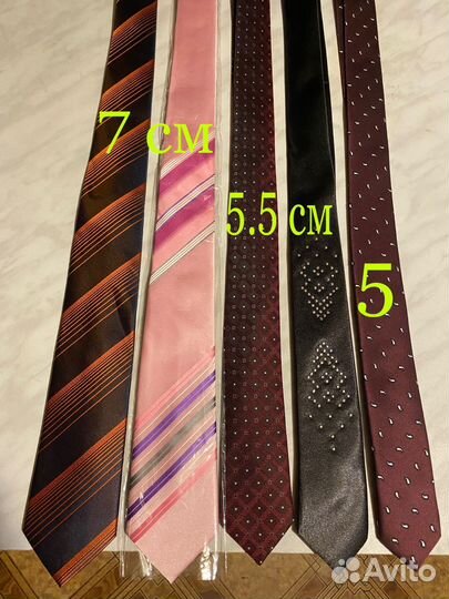 Галстуки узкие белые тёмные свадебные