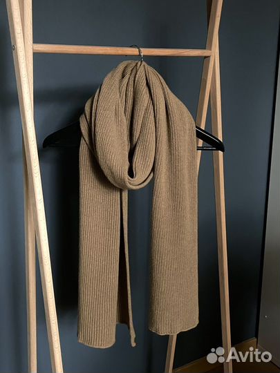 Шарф палантин вязаный