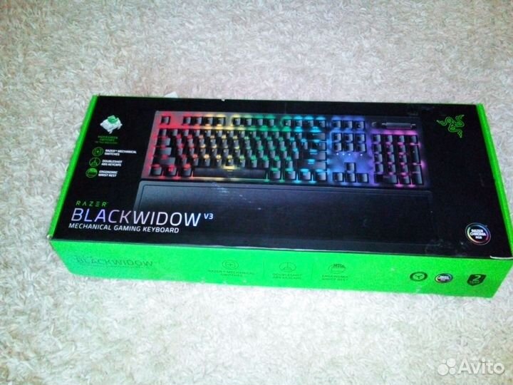 Игровая клавиатура Razer Blackwidow V3 новая