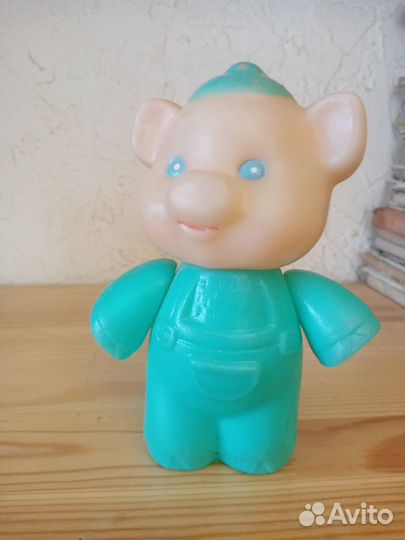 Поросенок СССР пластмассовый, дутыш СССР. Редкий