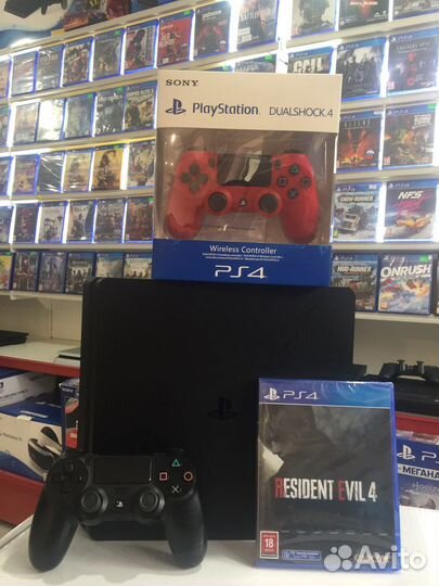 Sony playstation 4 ps4 slim Resident evil 4