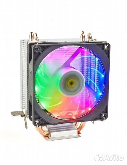 Кулер Башенный 2 трубки Intel и AMD TDP 110 вт