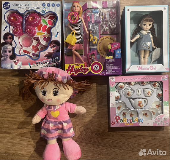 Пакет новых игрушек для девочек