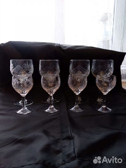 Хрусталь СССР рюмки салатницы