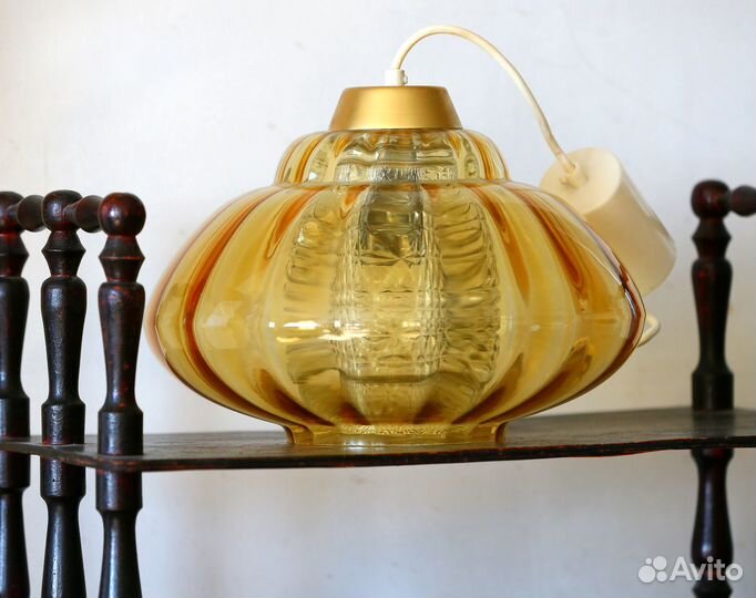 Люстра ГДР светильник винтаж потолочный