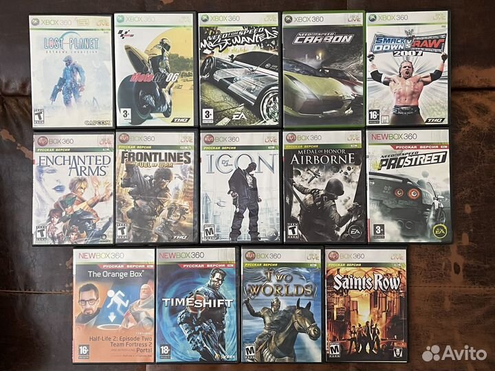 Игры на xbox 360 (прошитый)