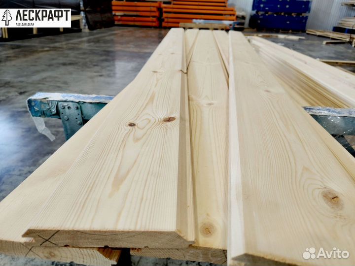 Имитация бруса 20*146*3000 сорт C ангарская сосна