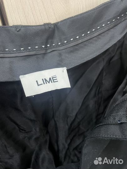 Брюки палаццо шерсть lime, размер s