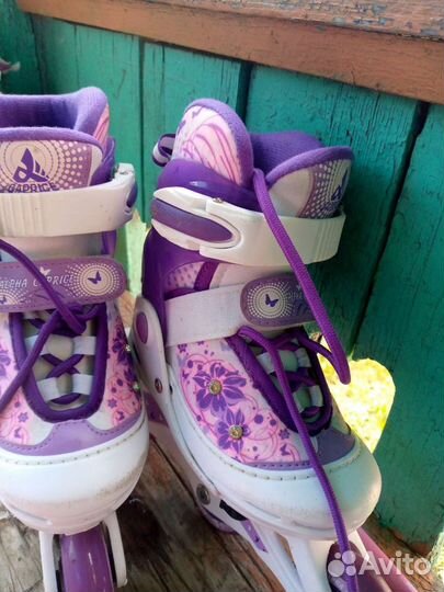 Роликовые коньки детские раздвижные