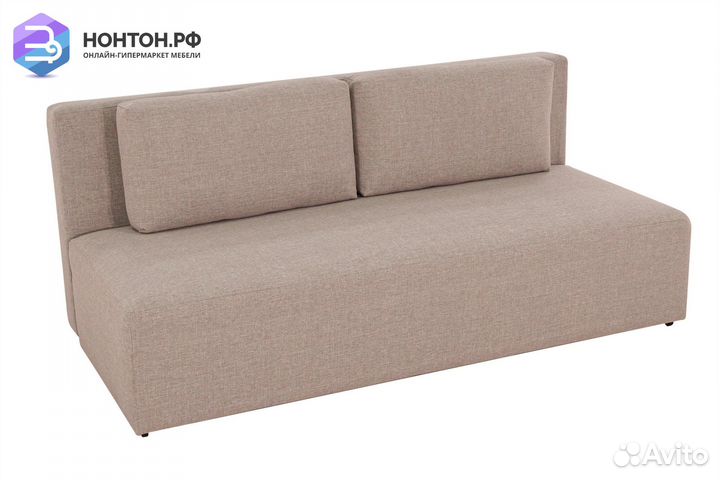 Диван еврокнижка Норд без боковин светло-бежевый