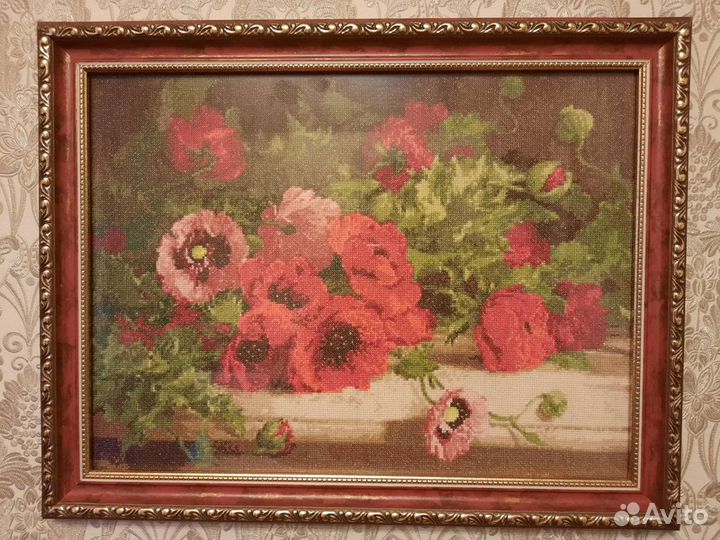 Картина вышитая крестом