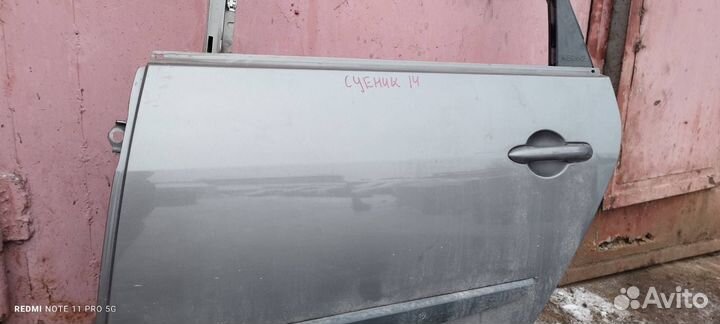 Дверь задняя левая Renault Scenic 2 JM1F 2004