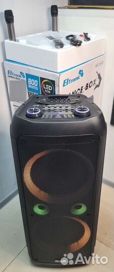 Колонка мощная караоке ElTronic 20-83 DanceBox 800
