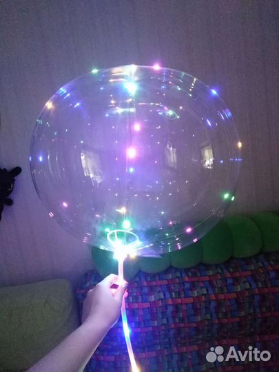 Светящийся шар на палочке