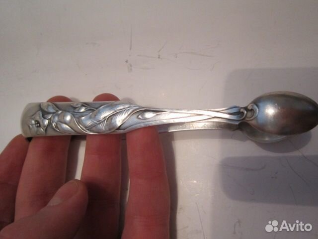 Щипцы для сахара посеребрение 19 век