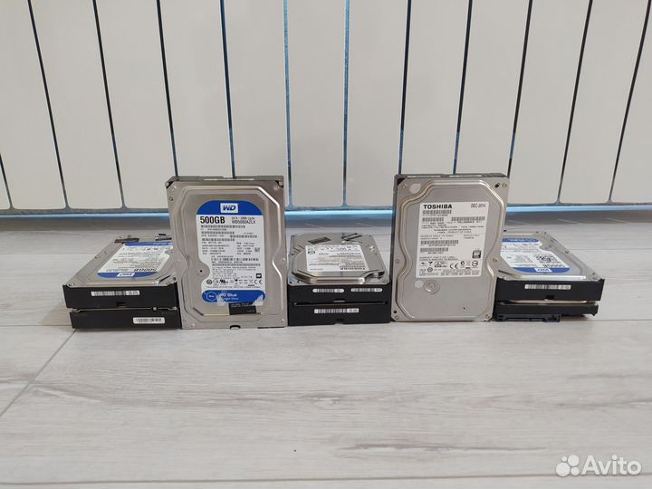 Новые Б/у жёсткие диски HDD 3.5 500GB 1TB 2TB пк