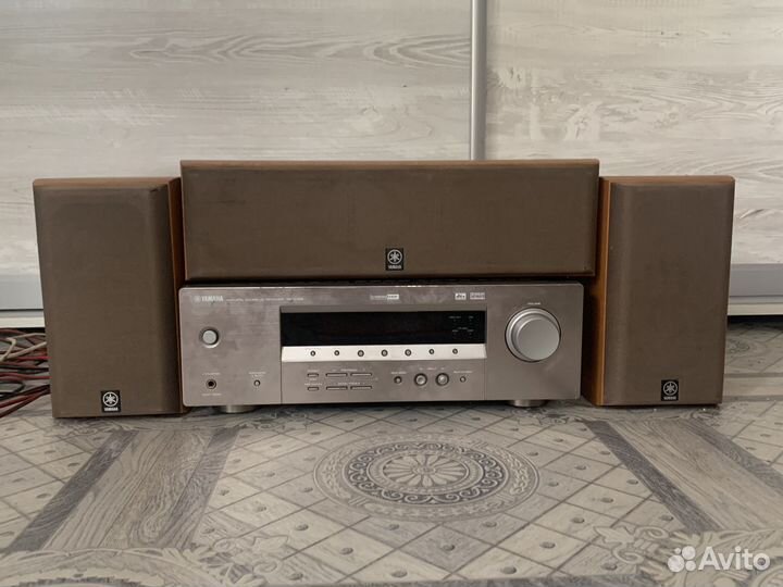 Аудиосистема yamaha(ns-e55+ns-ec55) +yamaha rx-v35