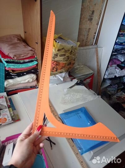 Линейка угольник портновская новая