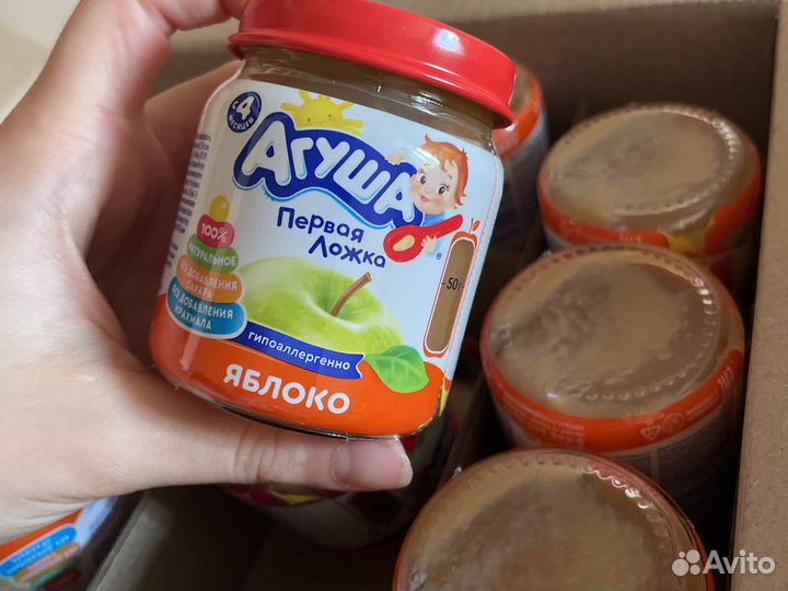 Фруктовое пюре агуша