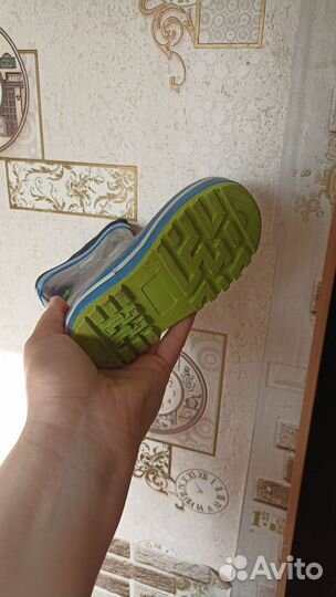 Сапоги резиновые утеплённые 22