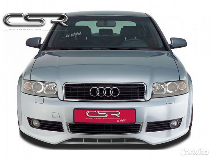 Накладка на передний бампер CSR Audi A4 B6