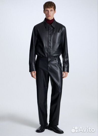 Куртка мужская из натуральной кожи lime р. 52-54