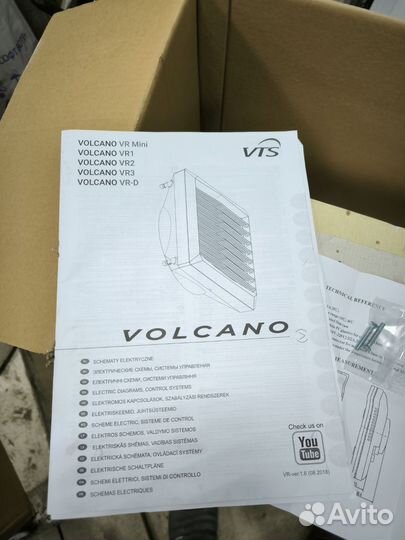 Тепловентилятор Volcano vr1 ac