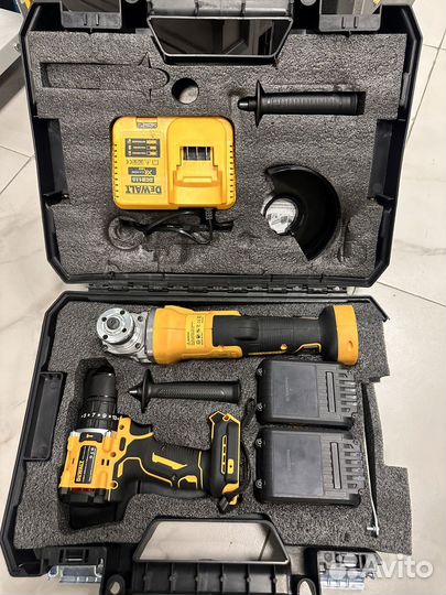 Аккумуляторный набор Dewalt 2в1 болгарка