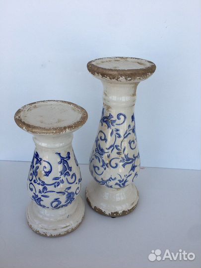 Подсвечники керамика, 2шт