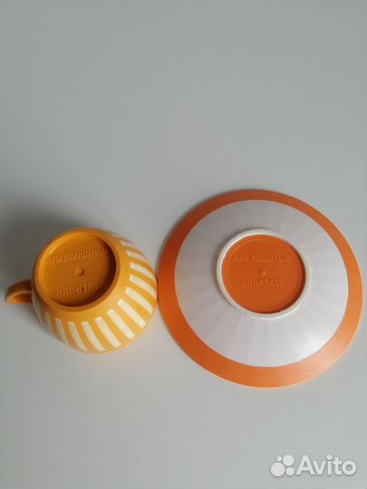 Посуда кукольная СССР (чайная пара)