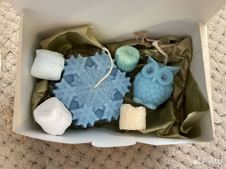 Подарочный набор на новый год Подарки Свечи