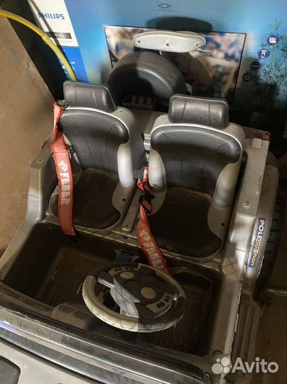 Электромобиль джип двухместный