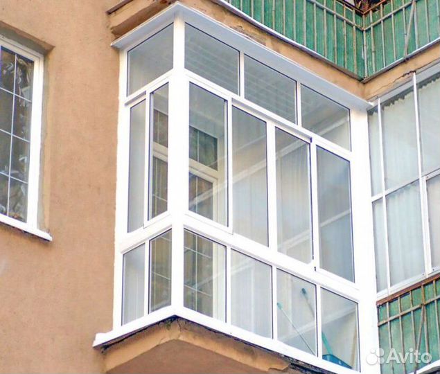 Остекление балконов и лоджий в рассрочку S8555