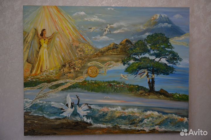 Картина в этническом стиле 