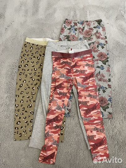 Вещи пакетом на девочку 4-6 лет h&m