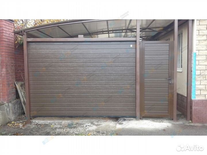 Ворота с калиткой / Секционные ворота