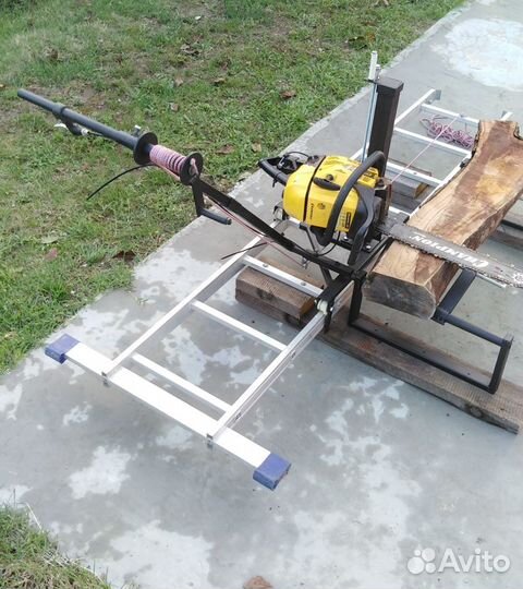 Мобильная шинная пилорама